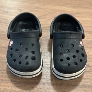 CROCS! Toddler crocband clog black size 7c